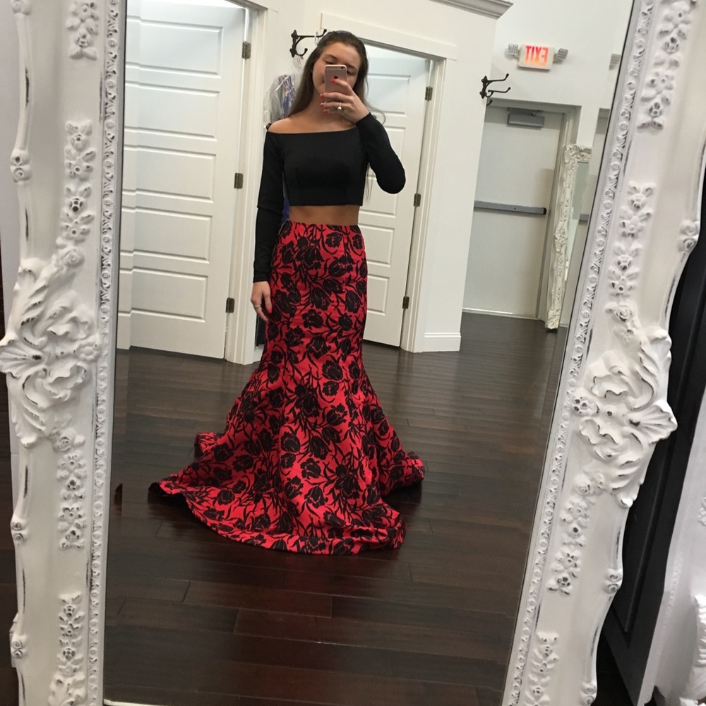 Sherri Hill two piece gown